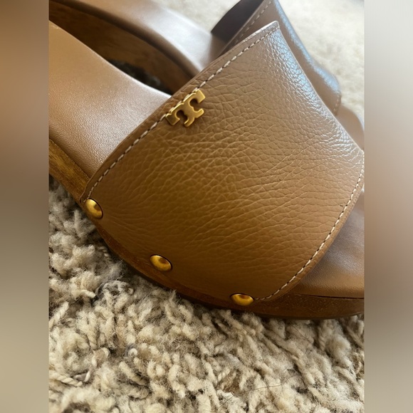 Tory Burch wooden leather sandals - Picture 5 of 6